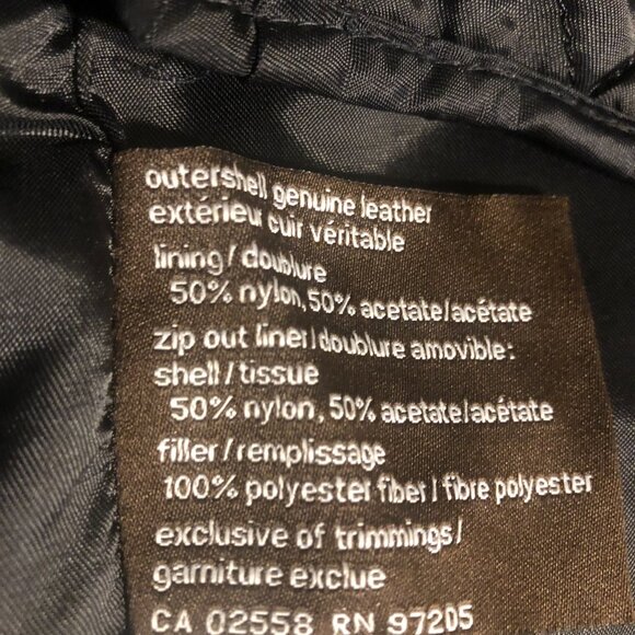 Danier women's Leather Jacket Brand New M Detailed - Picture 5 of 5